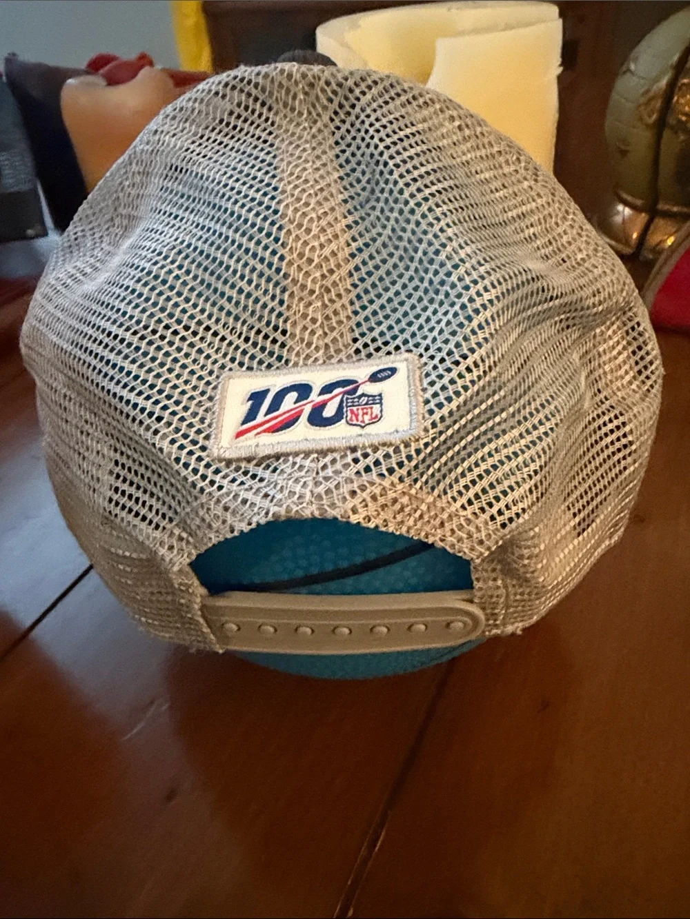 Conference Champions Mesh-Back Baseball Cap - Grey/White
